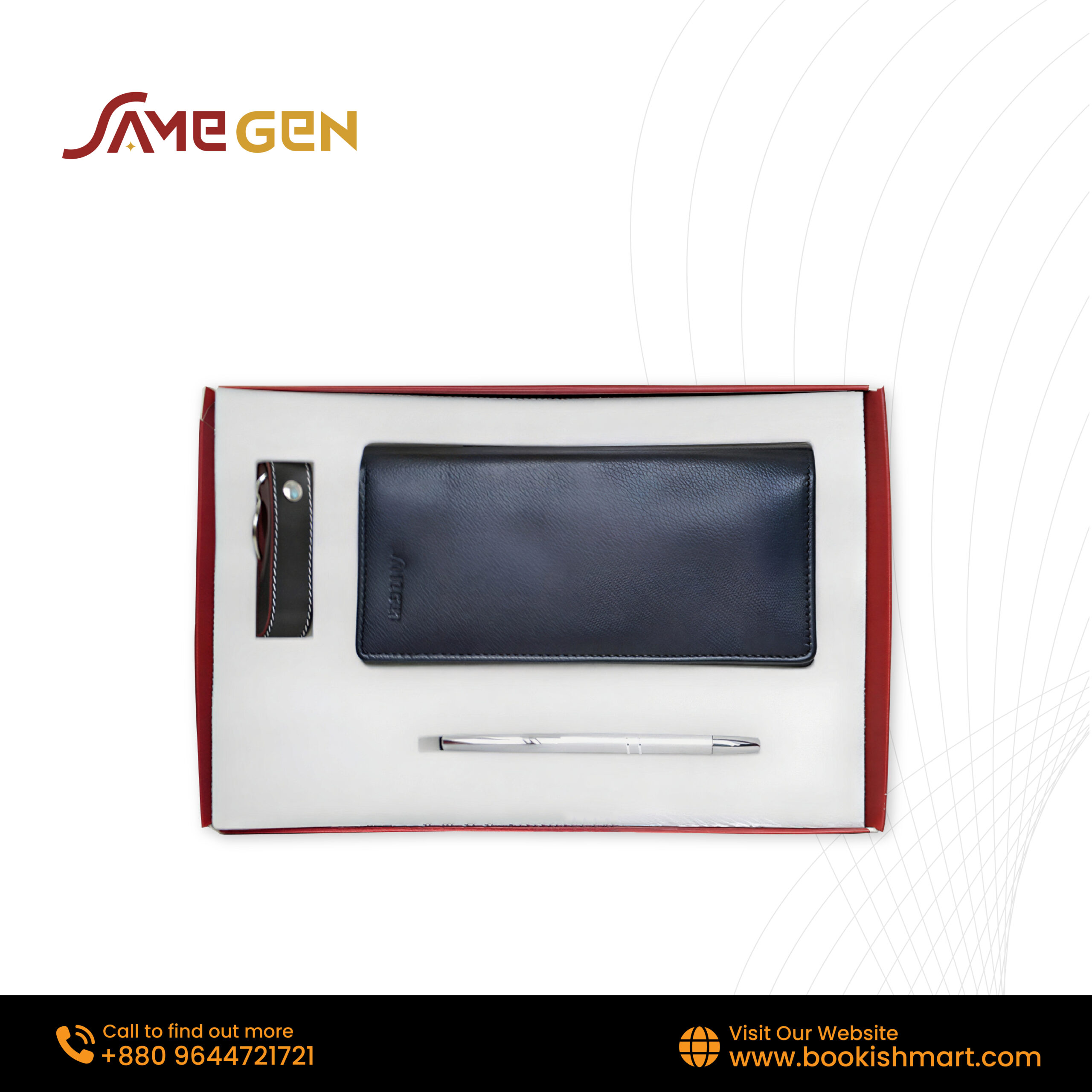 Trifold Leather Wallet - Image 2