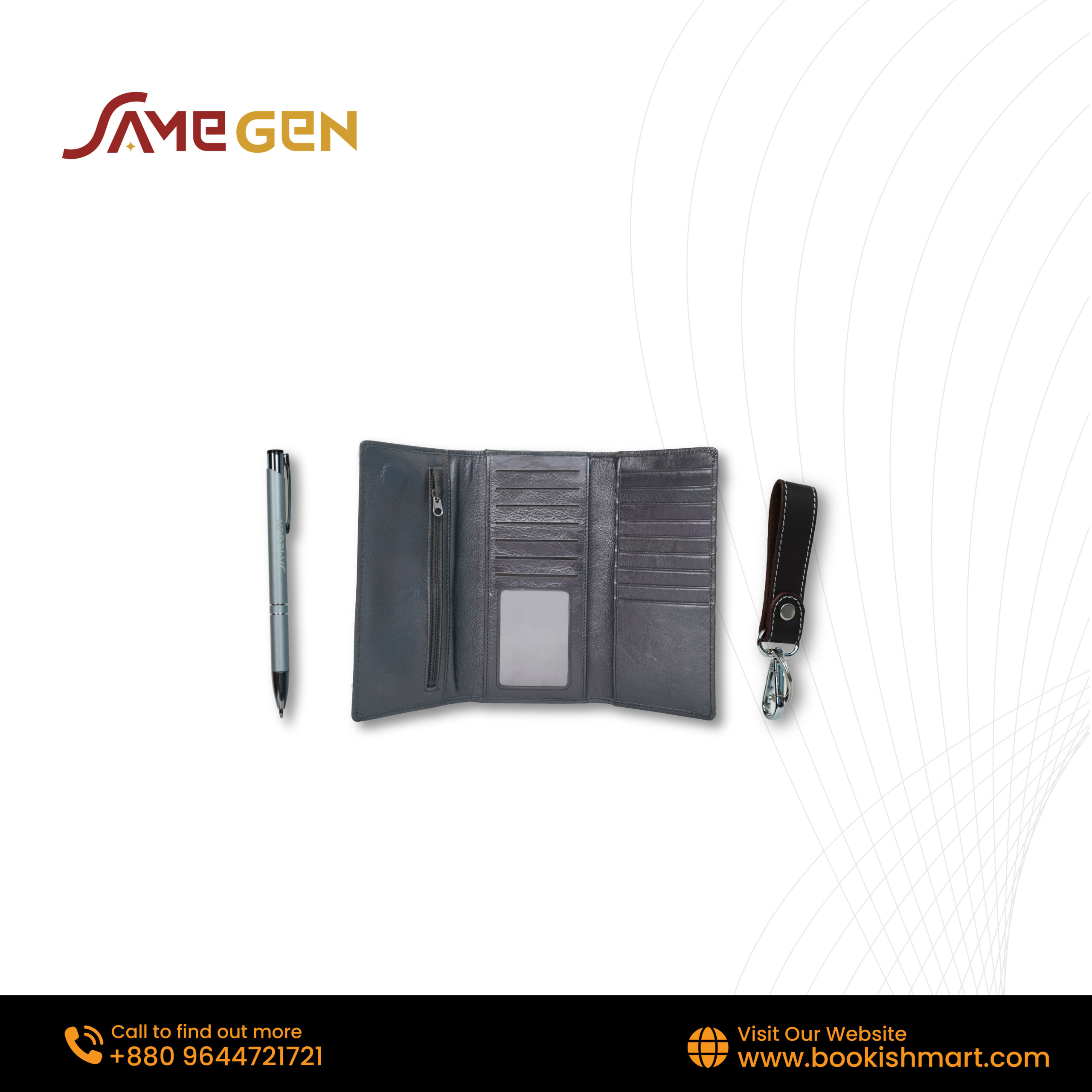 Trifold Leather Wallet